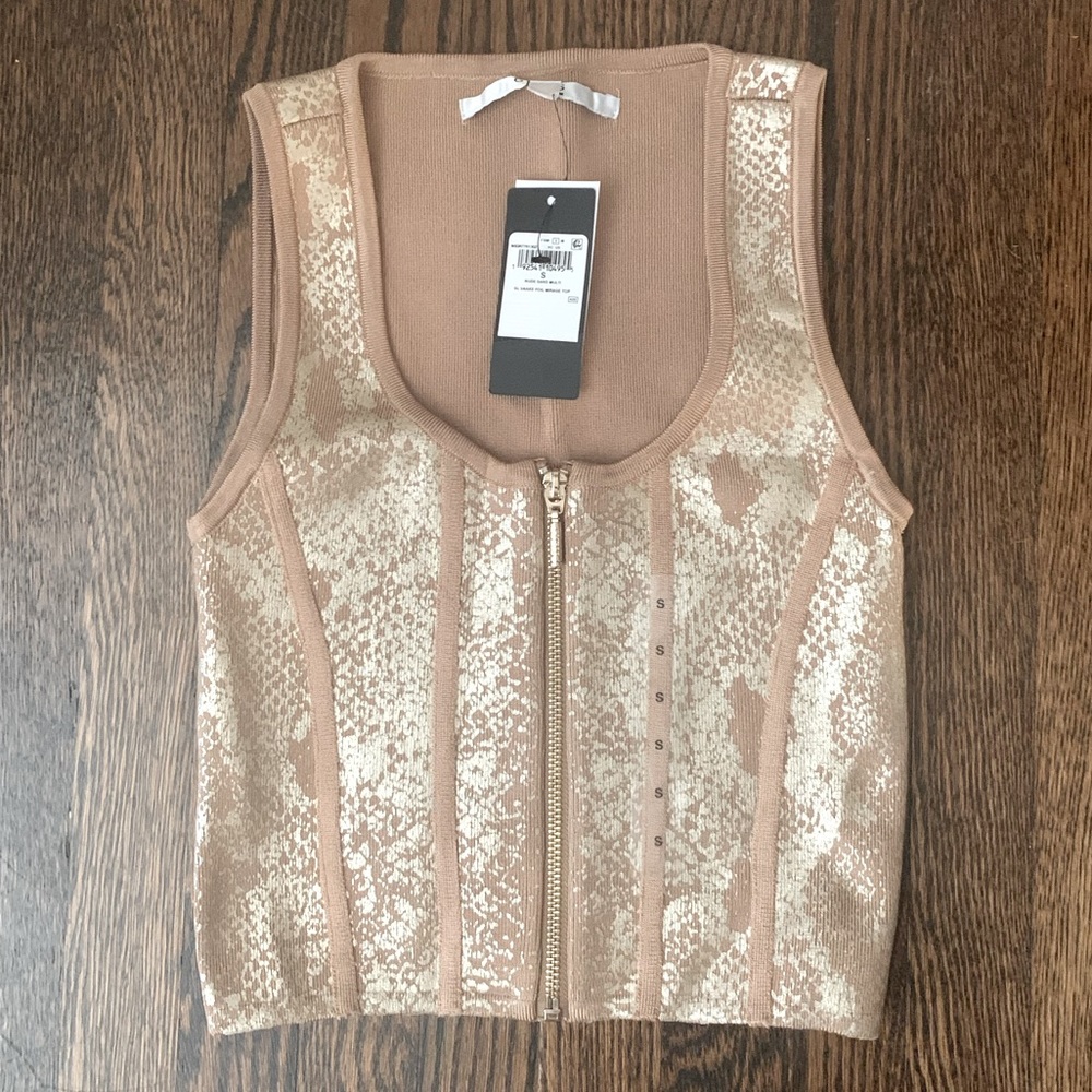 Guess Metallic Top